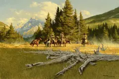 Frank McCarthy, A Time of Decision, 1979, oil on canvas laid on board
