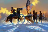 Dan Mieduch, A Salute to the Colors, 1999, oil on board