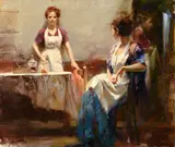 Pino, The Dining Room, 2003, oil on canvas