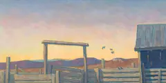 Howard Post, The Broken Hinge, 2015-17, oil on canvas