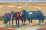 Howard Post, Late Montana Winter, 2017, oil on canvas