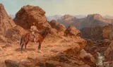 Henry Raschen, Geronimo, oil on canvas