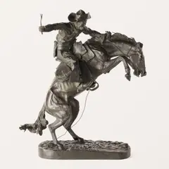 Frederic Remington, The Broncho Buster, bronze, lifetime cast, no. 2