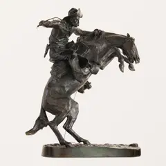 Frederic Remington, The Broncho Buster, bronze, no. 125