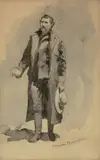 Frederic Remington, I Looks Toward You, Pardner (ca. 1891), pen and ink wash on board