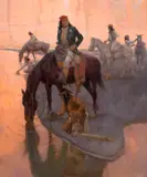 Kenneth Riley, Geronimo, oil on canvas