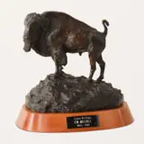 Charles Marion Russell, Lone Buffalo, bronze