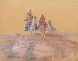 Olaf Carl Seltzer, Sentinels of the West, 1906, watercolor on paper
