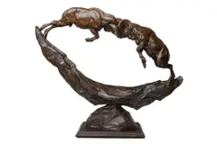 Tim Shinabarger, Clash of Thunder, 2010, bronze
