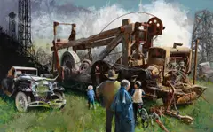 Oleg Stavrowsky, Rest in Peace, oil on canvas