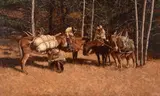 Craig Tennant, A Break in the Trail, oil on canvas