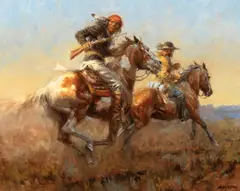Andy Thomas, Fearless Scouts, 2010, oil on canvas