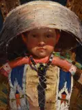 Walter Ufer, An Indian Boy in a Cradle