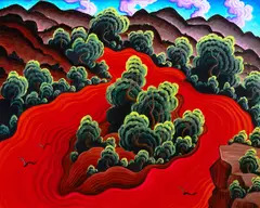Kim Wiggins, Red River, 2005, oil on canvas