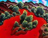 Kim Wiggins, Red River, 2005, oil on canvas