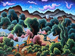 Kim Wiggins, Following the Morning Star, 2005, oil on canvas