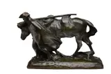 Solon Borglum, Pushing Ahead – Washington, 1753, bronze