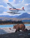 Ross Buckland, Across the Last Frontier, oil on board