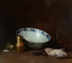 Emil Carlsen, Still Life with Brass Urn, 1892, oil on canvas