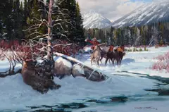 Gary Carter, Whistle a Happy Tune, 1986, oil on board