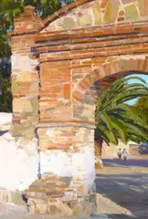 Len Chmiel, Amigas, 2003, oil on canvas laid on board