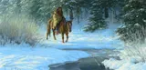 Robert Duncan, Hunting the Canyon, 1984, oil on board