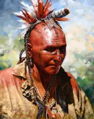 Robert Griffing, Ottawa Chief, 2003, oil on canvas