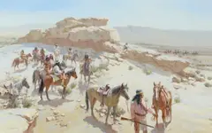 Carl Hantman, Distant Enemies, 1998, oil on canvas