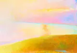 Wolf Kahn, Nantucket Summer, 5:30 am, 1994, oil on canvas