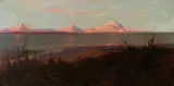 Sydney Laurence, Alaska Sunset, oil on canvas