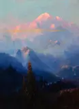 Sydney Laurence, Evening Mist on Mt. McKinley