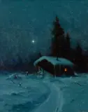 Sydney Laurence, The North Star, oil on canvas