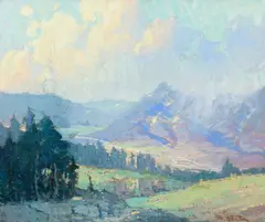 Paul Lauritz, The Coming Storm, oil on canvas