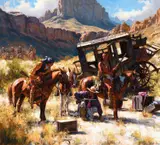 Don Oelze, They Struck and Were Gone, 2025, oil on canvas