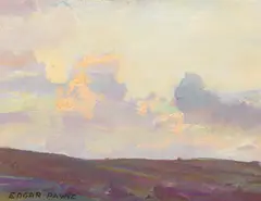 Edgar Alwin Payne, Arizona Skies, oil on board