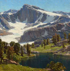 The Topmost Sierra (ca. 1921) by Edgar Alwin Payne, oil on canvas, sold Jul 2025