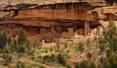 Robert Peters, Ancestral Empire, Mesa Verde, oil on canvas