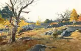 Ogden Pleissner, Grouse Shooting in Vermont