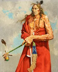 Crazy Horse by Paul Pletka, acrylic on canvas, sold Jul 2025