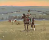 Ace Powell, Looking West, oil on canvas