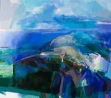 David Prentice, Violet Ridgeway, oil on canvas