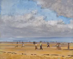 Kenneth James Gribble, Marsk Beach 1951, oil on board