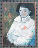 Endre Roder, Oriental Girl, oil