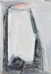 Anthony Shiels, Bird Catcher St Ives 1960, watercolour