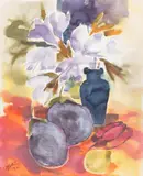 Nina Campbell-Quine, Still Life, watercolour