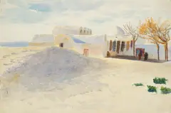Emily Sargent, Hammamet, watercolour on paper
