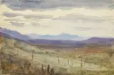 Emily Sargent, Tangier, watercolour on paper