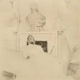Paul César Helleu, La Buste, drypoint
