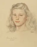 Jane Emmet de Glehn, Jemima, Daughter of Hugo Pitman Esq., pastel on paper