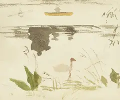 Mary Potter, The Mere, watercolour